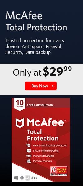 mcafee total protection